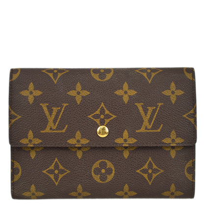 Louis Vuitton 2001 Monogram Porte Tresor Etui Papier M61202