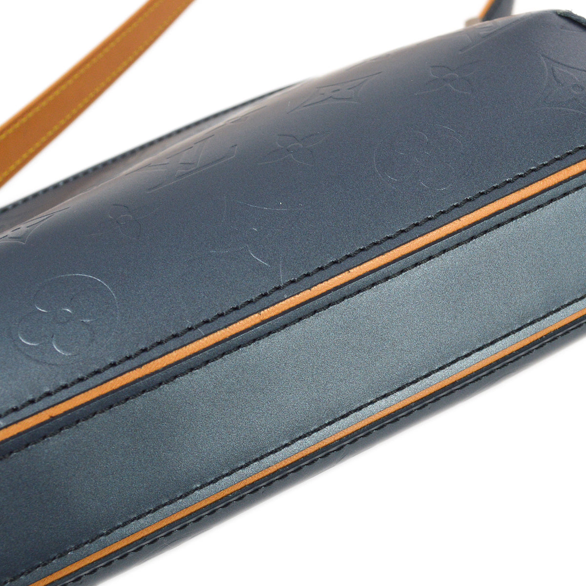 Louis Vuitton 2002 Blue Monogram Mat Fowler Handbag M55145