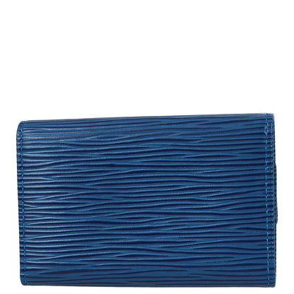 Louis Vuitton 1996 Blue Epi Multicles 6 Key Case M63815 Small Good
