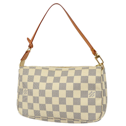 Louis Vuitton 2007 Damier Azur Pochette Accessoires Handbag N51986