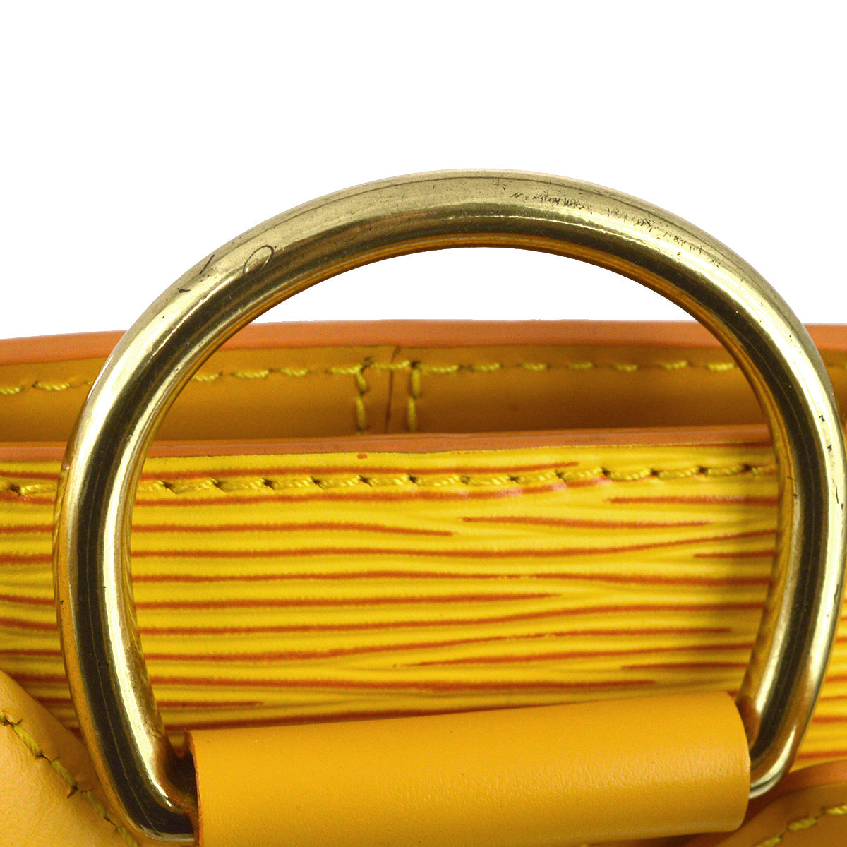 Louis Vuitton 1997 Yellow Epi Gobelins Backpack M52299