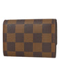 Louis Vuitton 2005 Damier Porte Monnaie Plat Coin Case Wallet N61930