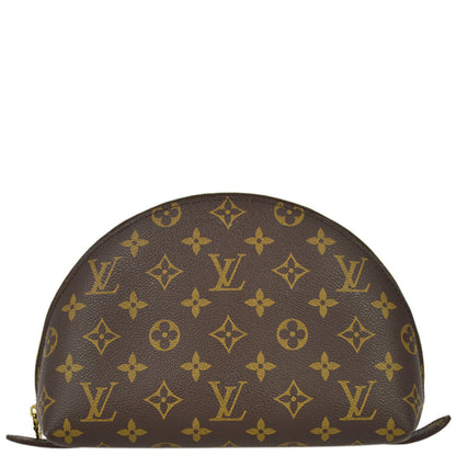 Louis Vuitton 2008 Monogram Trousse Demi Ronde Cosmetic Pouch M47520
