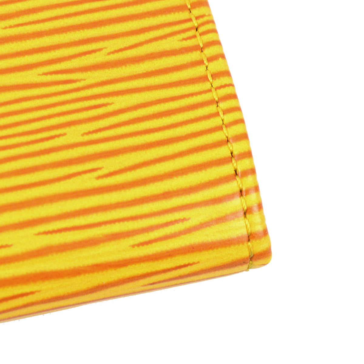 Louis Vuitton 2002 Yellow Epi Porte Mannaie Simple Coin Purse Wallet M63419