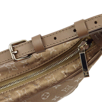 Louis Vuitton 2001 Beige Monogram Satin Little Boulogne Handbag M92143