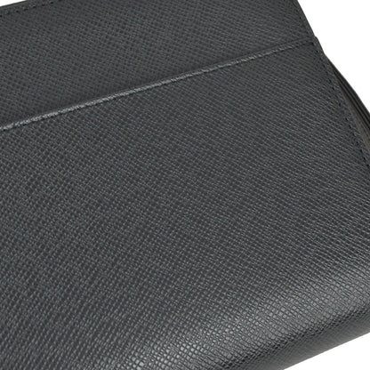 Louis Vuitton 2004 Black Taiga Baikal Clutch Handbag M30182