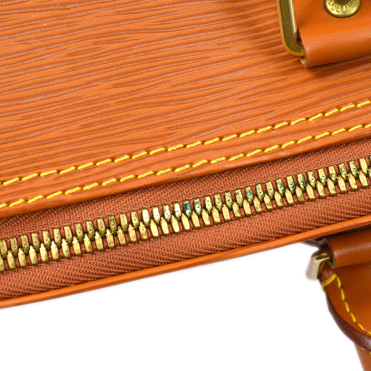 Louis Vuitton 1997 Brown Epi Keepall 45 M42978