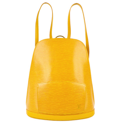 Louis Vuitton 1996 Yellow Epi Gobelins Backpack M52299