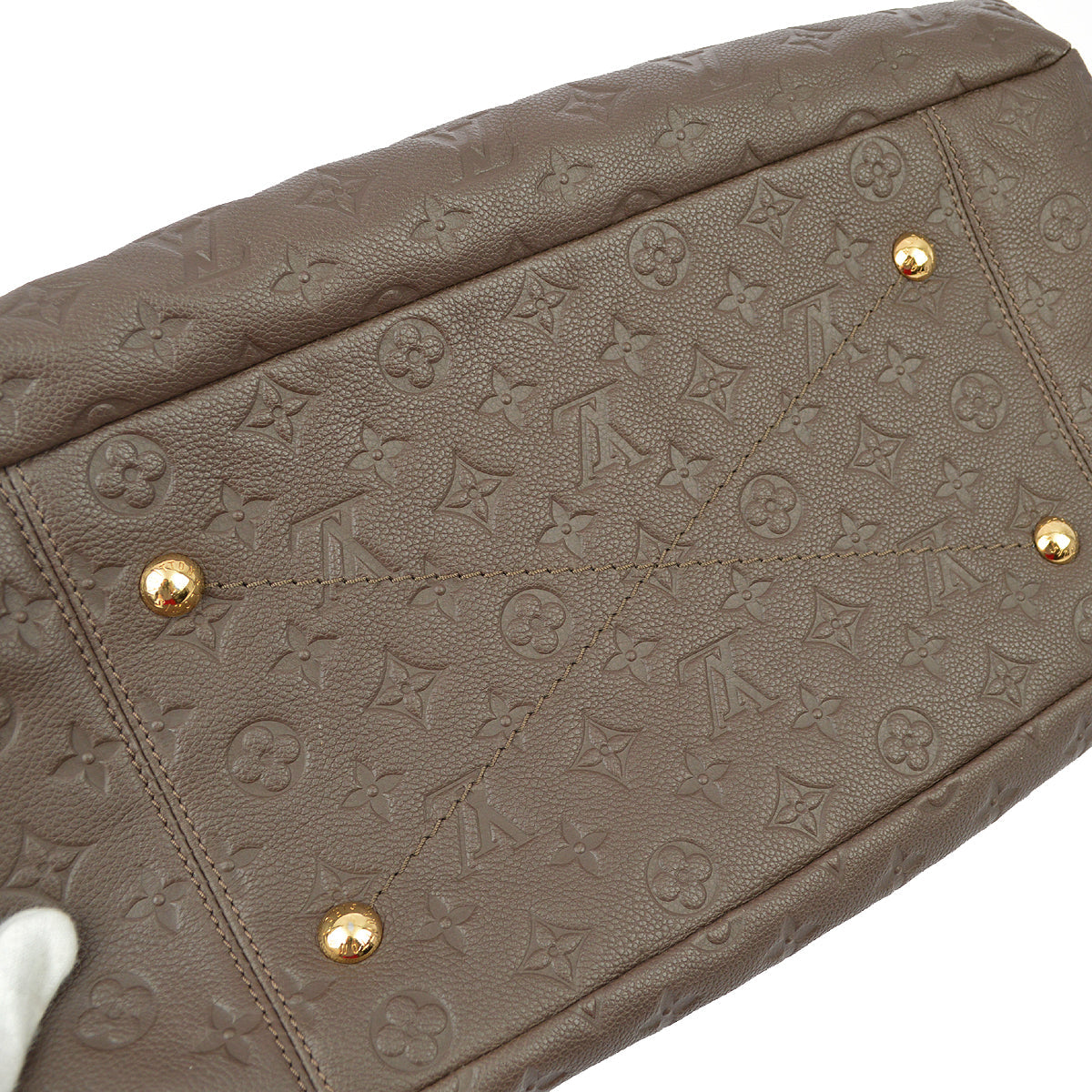 Louis Vuitton 2012 Brown Monogram Empreinte Artsy MM Handbag M93447