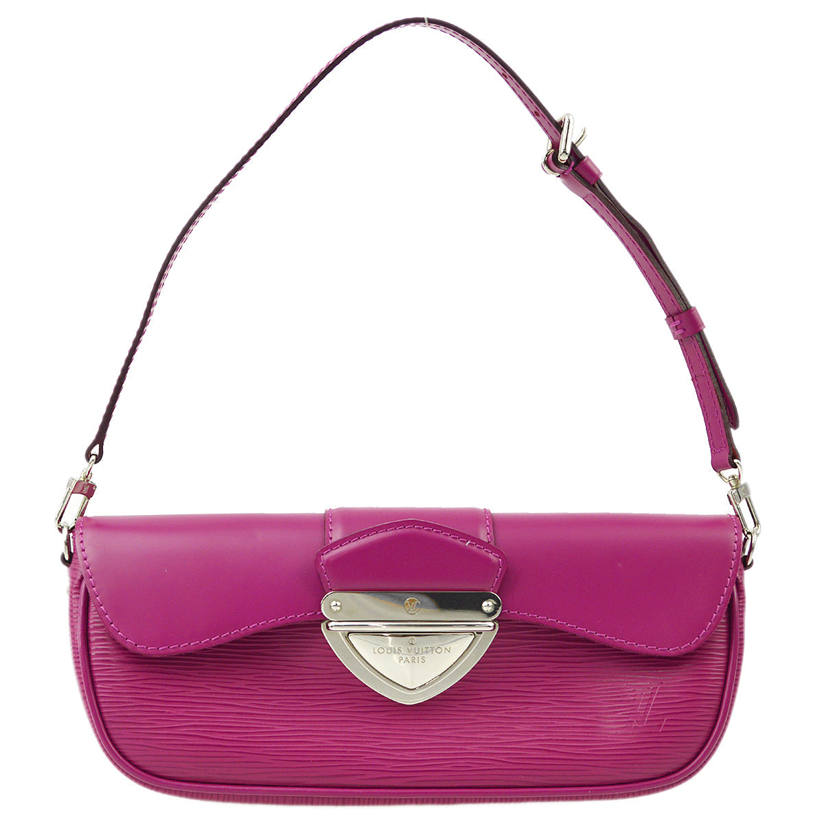 Louis Vuitton 2008 Purple Epi Pochette Montaigne Handbag M5929L