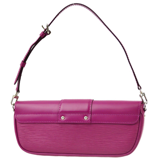 Louis Vuitton 2008 Purple Epi Pochette Montaigne Handbag M5929L