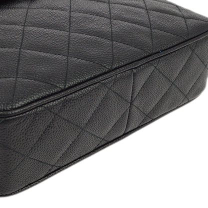 Chanel Black Caviar Camera Bag Small