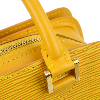 Louis Vuitton 1998 Yellow Epi Pont Neuf Handbag M52059