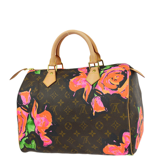 Louis Vuitton 2008 Monogram Rose Speedy 30 Handbag M48610