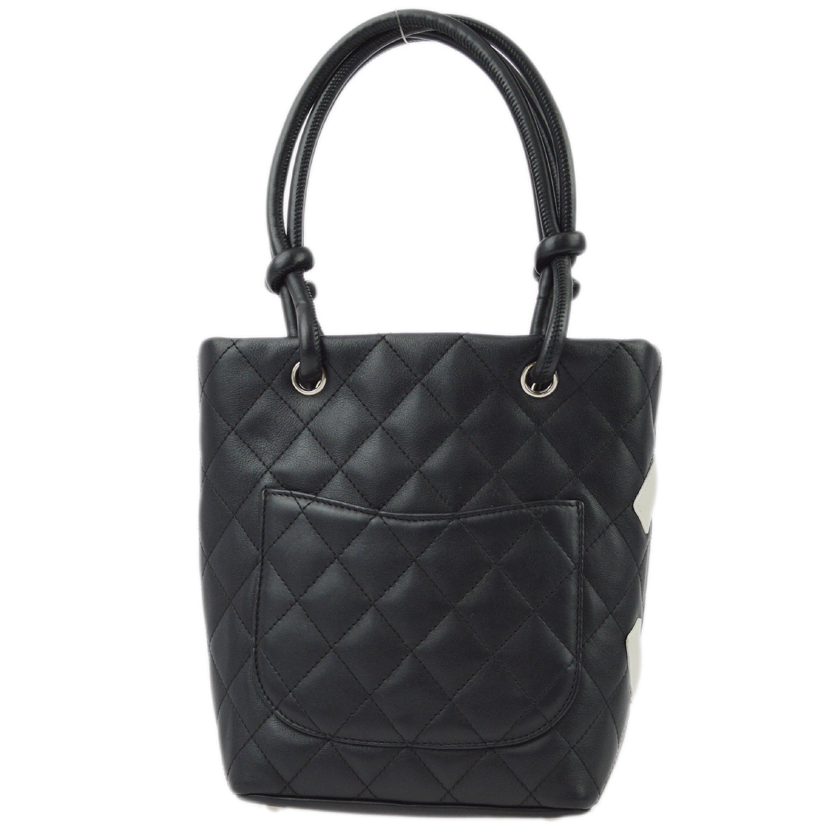 Chanel Cambon Calfskin Black Tote Style 3