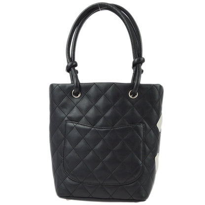 Chanel Cambon Calfskin Black Tote Style 3