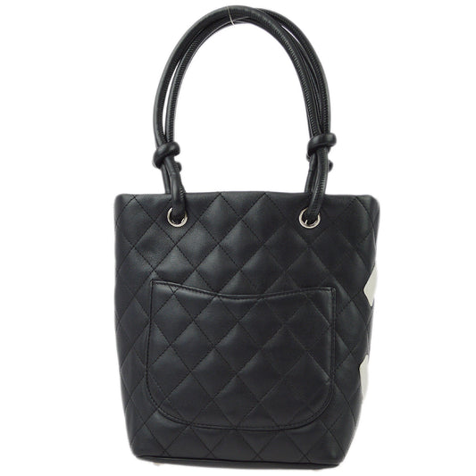Chanel Cambon Calfskin Black Tote Style 3