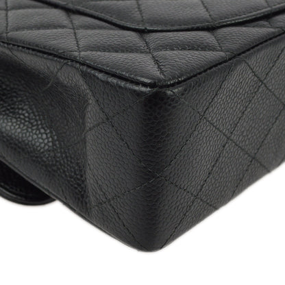 Chanel Flap Small Classic Caviar Black Shoulder Bag