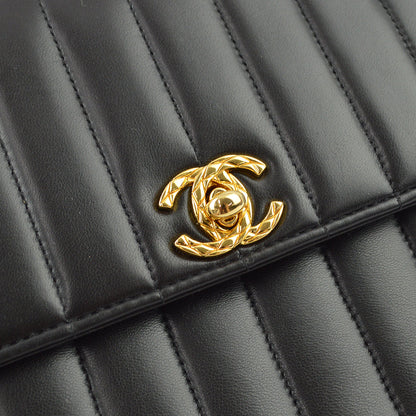 Chanel Lambskin Black Chain Shoulder Bag Style 2