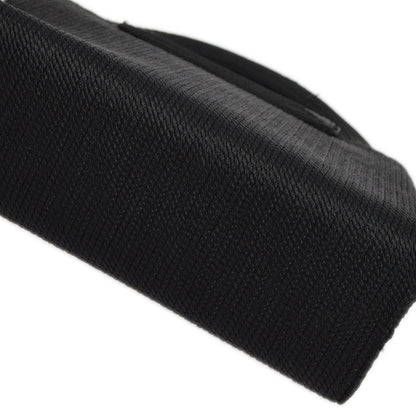 Chanel Black Canvas Braid Handbag