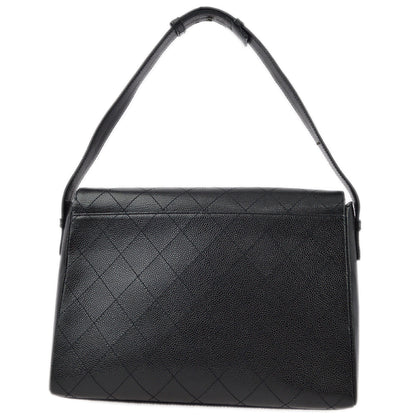 Chanel Caviar Black Shoulder Bag Style 6