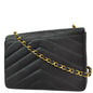 Chanel Black Caviar V Stitch Shoulder Bag