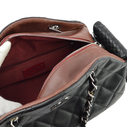 Chanel Lambskin Black Shoulder Bag Style 2