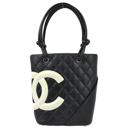 Chanel Cambon Calfskin Black Tote Style 5