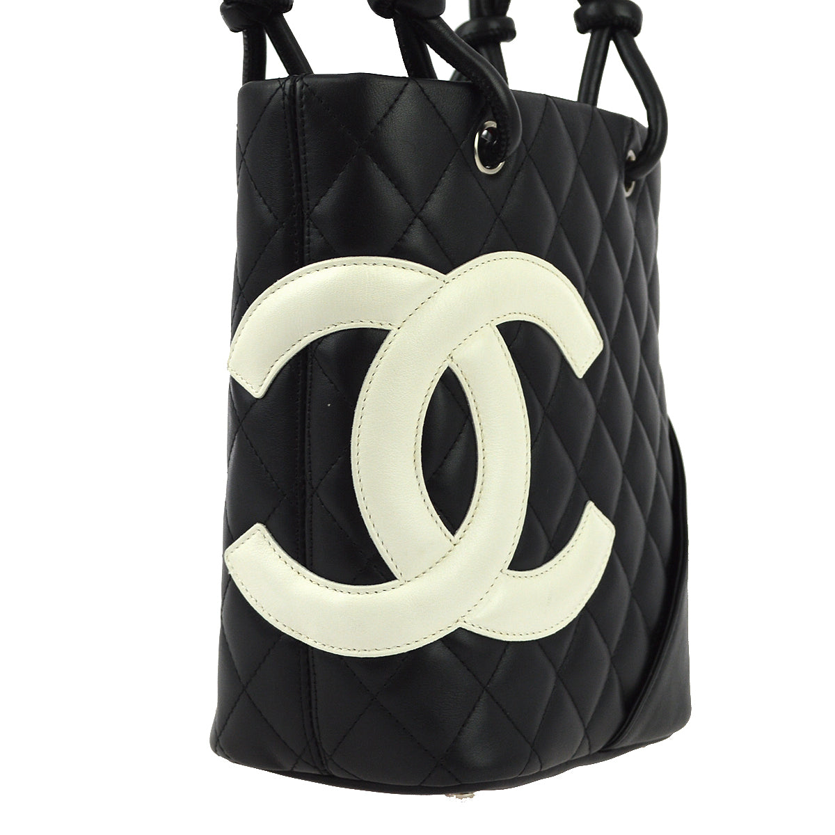 Chanel Cambon Calfskin Black Tote Style 5