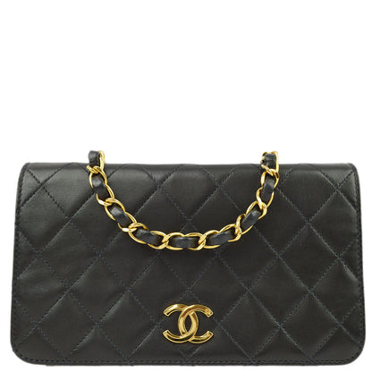 Chanel Flap Mini Lambskin Black Shoulder Bag