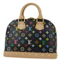 Louis Vuitton 2011 Black Monogram Multicolor Alma PM Handbag M40444