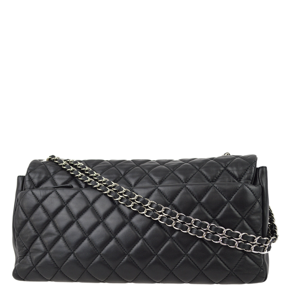 Chanel Flap Lambskin Black Shoulder Bag