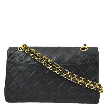 Chanel Flap Lambskin Black Shoulder Bag Style 2