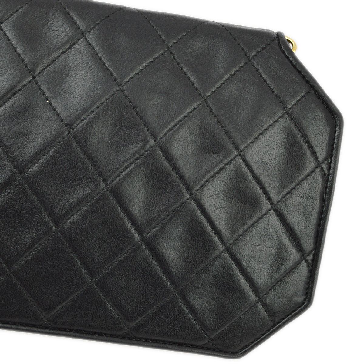 Chanel Lambskin Black Chain Shoulder Bag Style 4