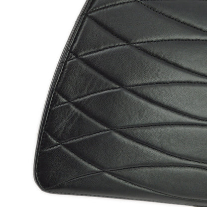 Chanel Flap Lambskin Black Shoulder Bag Style