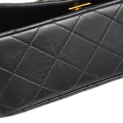 Chanel Flap Mini Lambskin Black Shoulder Bag Style 3
