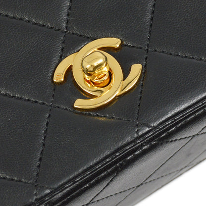 Chanel Flap Mini Lambskin Black Shoulder Bag Style 3