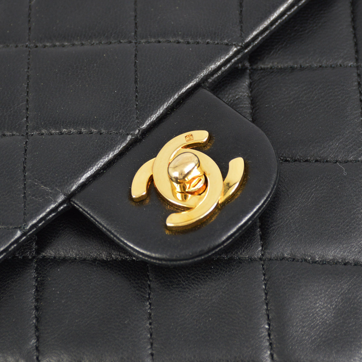 Chanel Flap Classic Lambskin Black Shoulder Bag