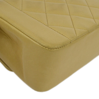 Chanel Beige Lambskin Small Diana Shoulder Bag