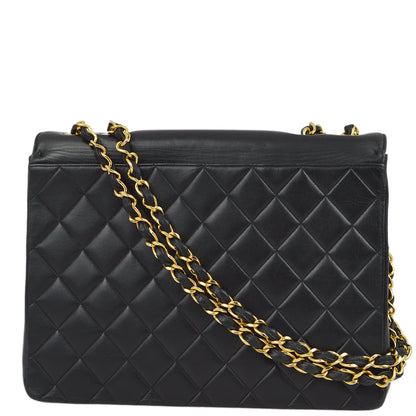 Chanel Flap Lambskin Black Shoulder Bag Style 5