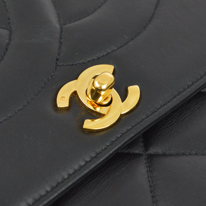 Chanel Flap Lambskin Black Shoulder Bag Style 5