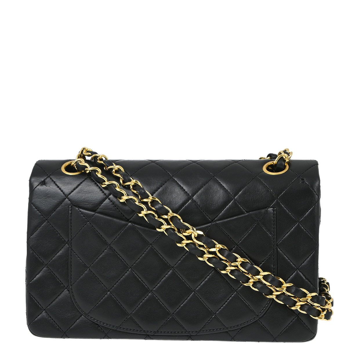 Chanel Flap Small Classic Lambskin Black Shoulder Bag Style 5