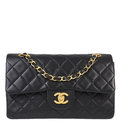 Chanel Flap Small Classic Lambskin Black Shoulder Bag Style 2