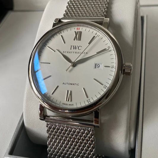 IWC Portofino V2 40mm White Dial Steel Case