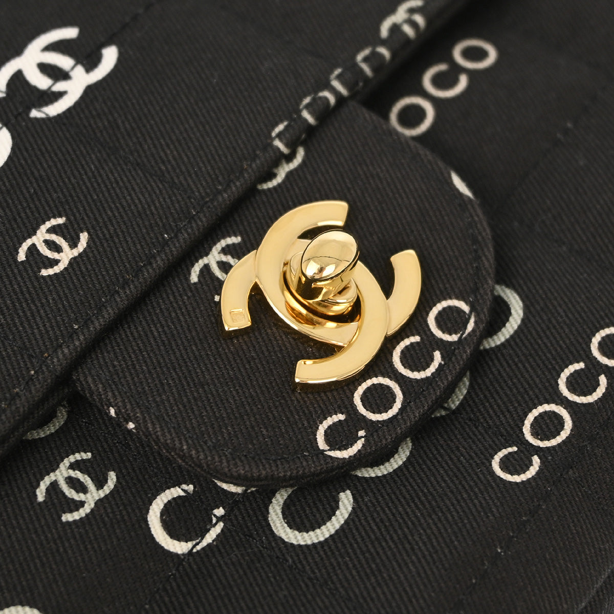 Chanel Canvas Black Shoulder Bag Style