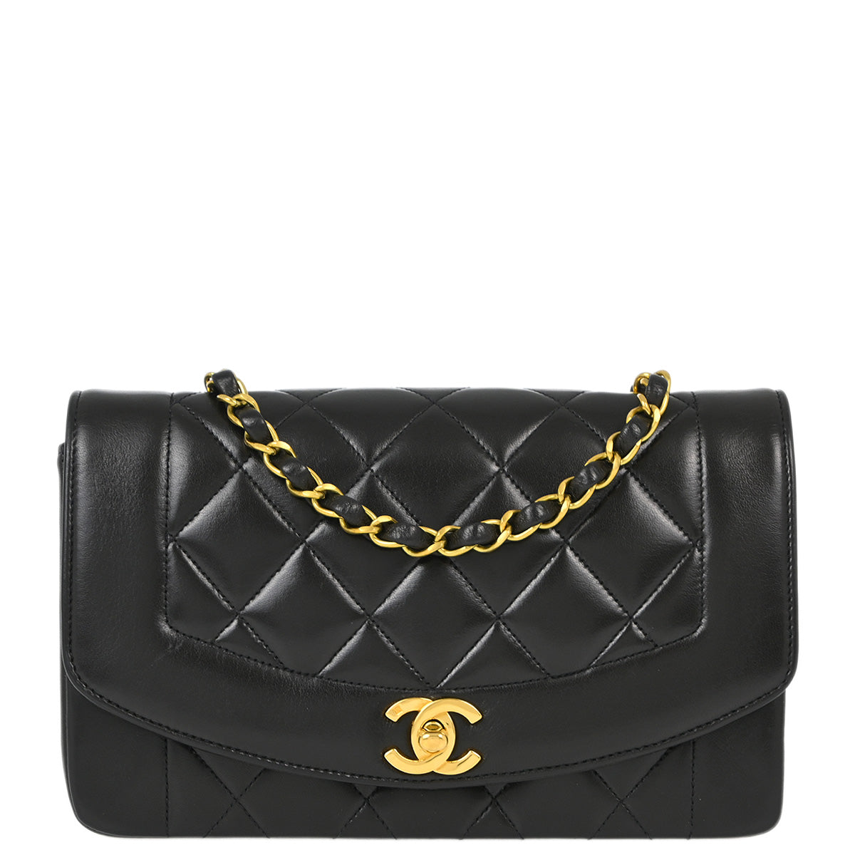 Chanel Small Lambskin Black Shoulder Bag Style 6