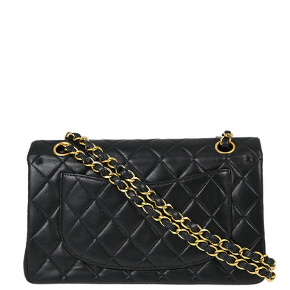 Chanel Flap Small Classic Lambskin Black Shoulder Bag Style
