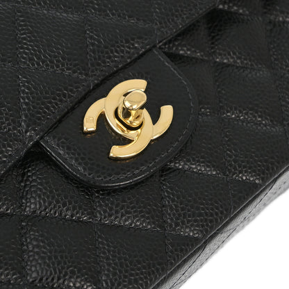 Chanel Flap Small Classic Caviar Black Shoulder Bag Style 3