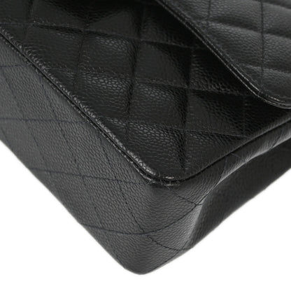 Chanel Flap Small Classic Caviar Black Shoulder Bag Style 3