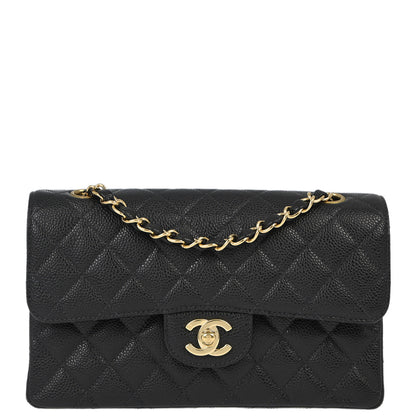 Chanel Flap Small Classic Caviar Black Shoulder Bag Style 2
